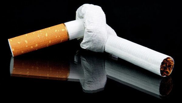 Zigarette und hör auf zu rauchen