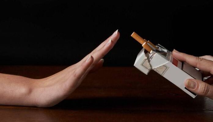 Stoppen Sie die Nikotinsucht
